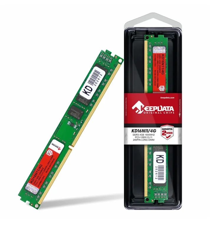 Imagem 2 de 3 do produto Memoria Desktop Ddr3 4gb Keepdata 1600mhz Kd16n11