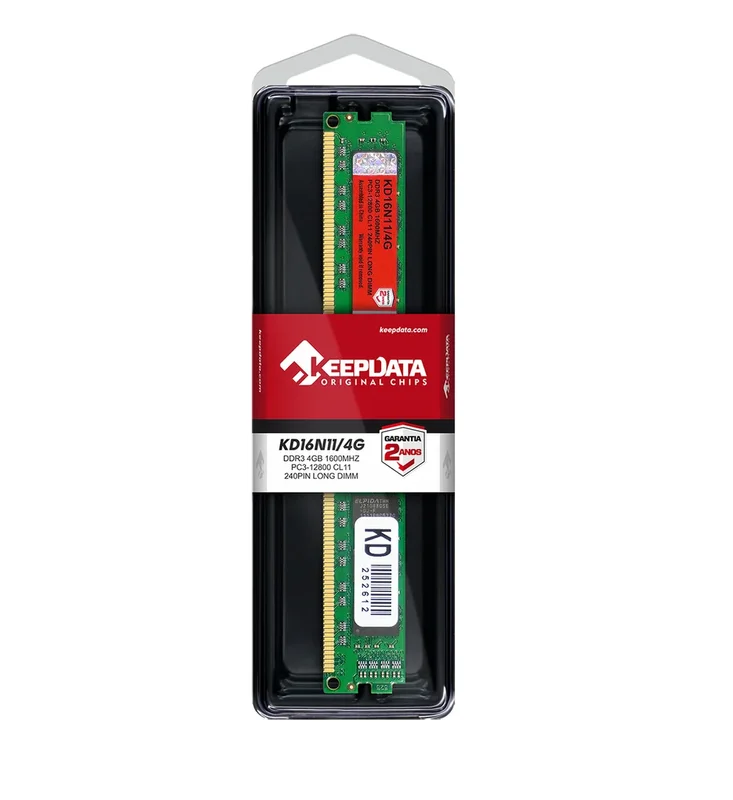 Imagem 3 de 3 do produto Memoria Desktop Ddr3 4gb Keepdata 1600mhz Kd16n11