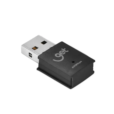Adaptador Usb Sem Fio Wi-fi 2.4ghz E 5ghz 600mbps, 67444, Get — foto 4