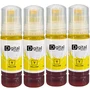 Kit 4x Tinta Colorida Amararelo T544 Digital Qualy Alto Rendimento L3250 L3210 L5290 L6171 70 Ml