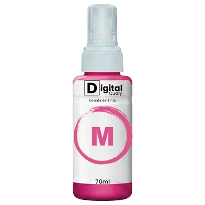 Refil Tinta Compatível Cores Magenta T664 Digital Qualy P/ L380 L495 L395 L1300 70ml