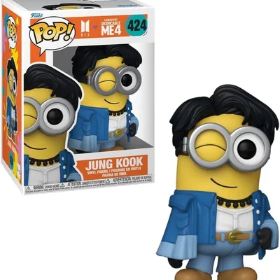 Funko Pop Bts Jung Kook 424 Versão Minions