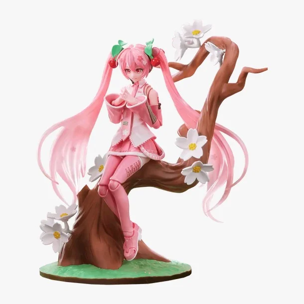 Imagem 2 de 5 do produto Fantastics Series Sakura Miku Blokees Hatsune Miku Model Kit Articulado 15cm