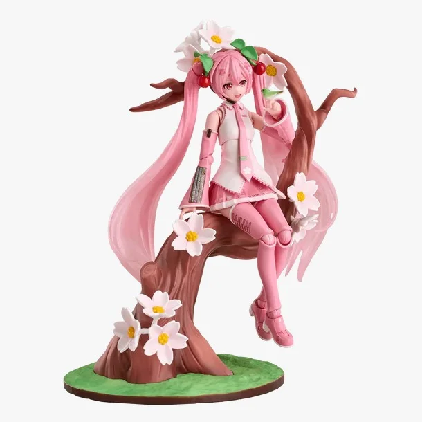 Imagem 4 de 5 do produto Fantastics Series Sakura Miku Blokees Hatsune Miku Model Kit Articulado 15cm