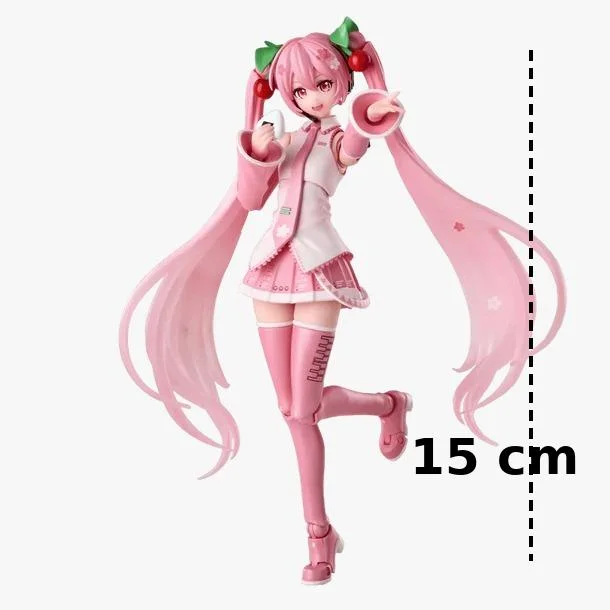 Imagem 5 de 5 do produto Fantastics Series Sakura Miku Blokees Hatsune Miku Model Kit Articulado 15cm