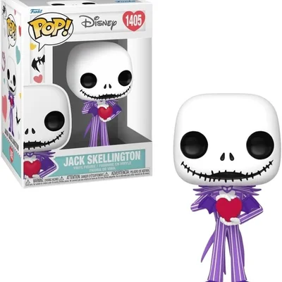 Funko Pop Jack Skellington 1405 O Estranho Mundo De Jack Com Coração