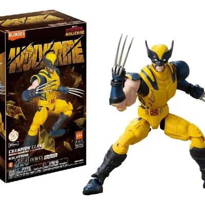 Blokees Wolverine Champion Class Model Kit Articulado Deadpool E Wolverine