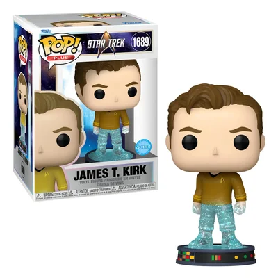 Funko Pop Plus James T. Kirk 1689 Star Trek Glitter