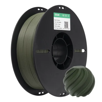 Filamento 3d Esun Pla Basico 1.75mm 1kg Verde Oliva Bobina Plastica