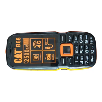 Telefone Antigo Cat B68 Cel Phone 4g Cam Bat 2500 Som Alto