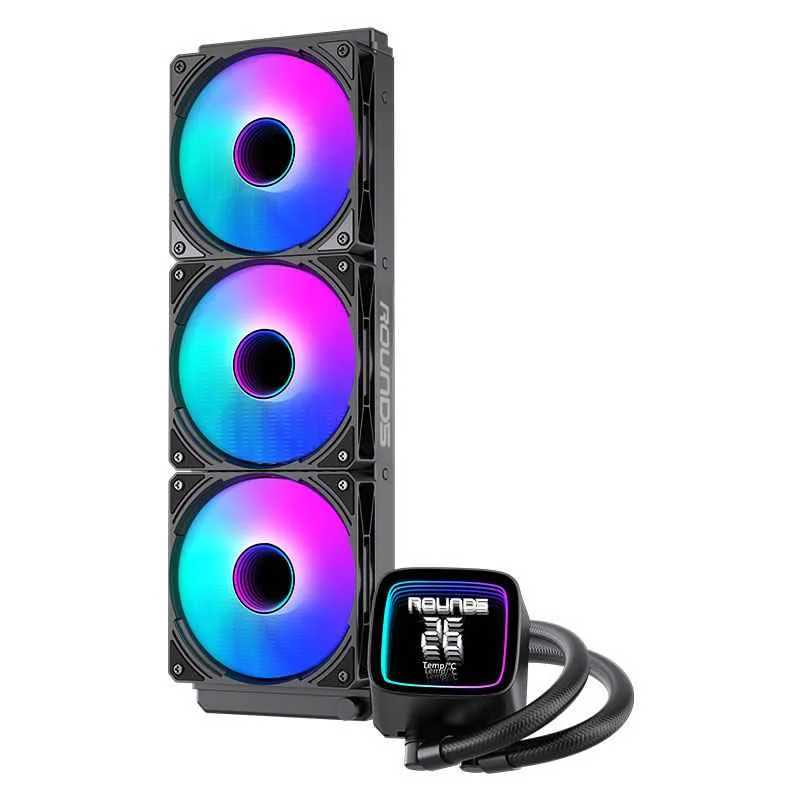 Water Cooler Round5 Boreah Black ARGB 360mm - Tdp300w 5