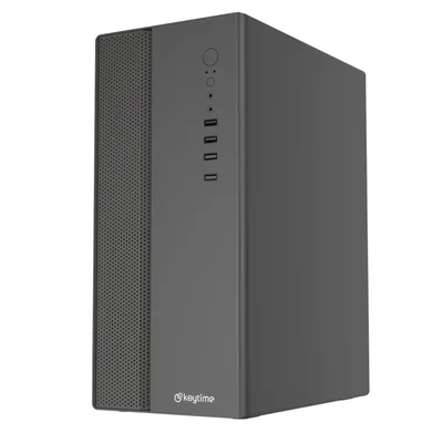 Gabinete Office Keytime Neo S/fan S/fonte  Micro-atx Preto - Kyt00046
