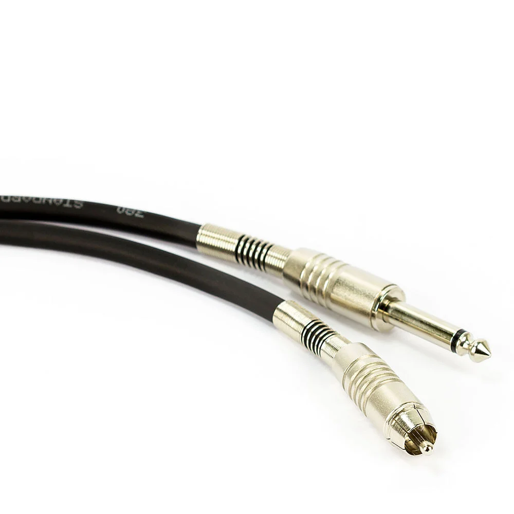 Imagem 2 de 3 do produto Cabo P10 Mono Para 1 Rca Macho Santo Angelo - 5 Metros