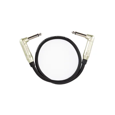 Cabo P10 X P10, L, 90º Graus, Mono Amphenol - 50 Cm