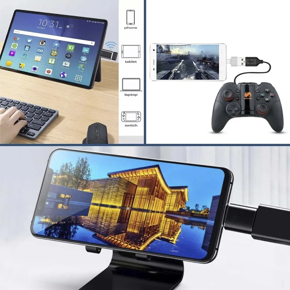 Imagem 5 de 5 do produto Adaptador Usb C Tipo C Otg Usb Para Iphone Android De Metal