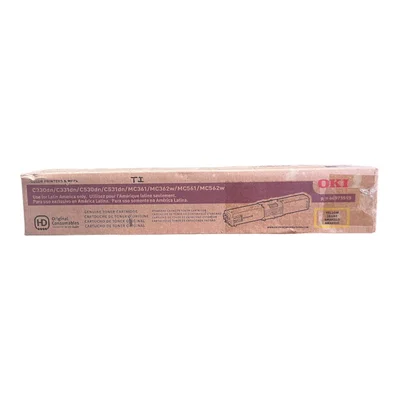 Toner Okidata 44973593 Amarelo | C330, C530, Mc36