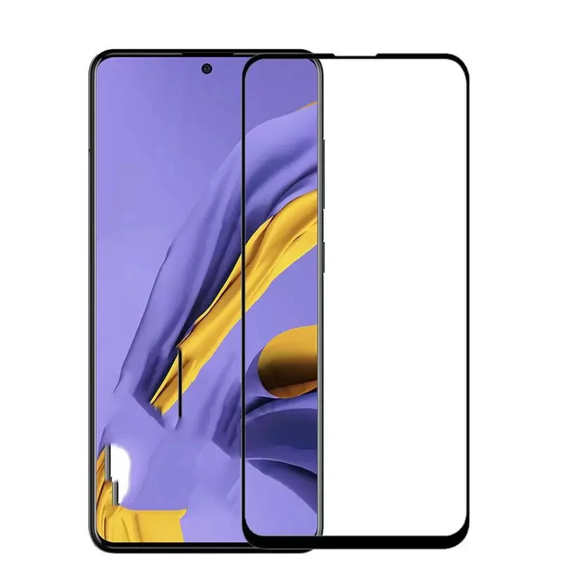 Imagem 4 de 5 do produto Película 9h Vidro Temperado 3d Samsung Galaxy A51 + Capa Transparente Anti Shock
