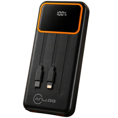 Bateria Externa 20000mah Power Bank Carregador Portátil Usb-c Lightning Turbo Universal Display LED