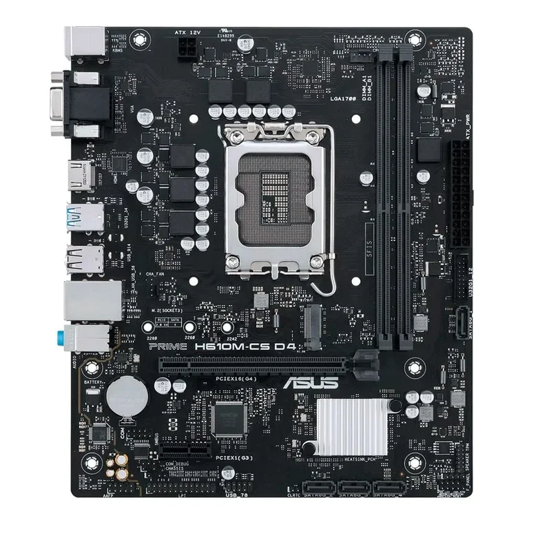 Placa Mae 1700p Asus Prime H610m-cs D4 HDMI Vga Ddr4 6