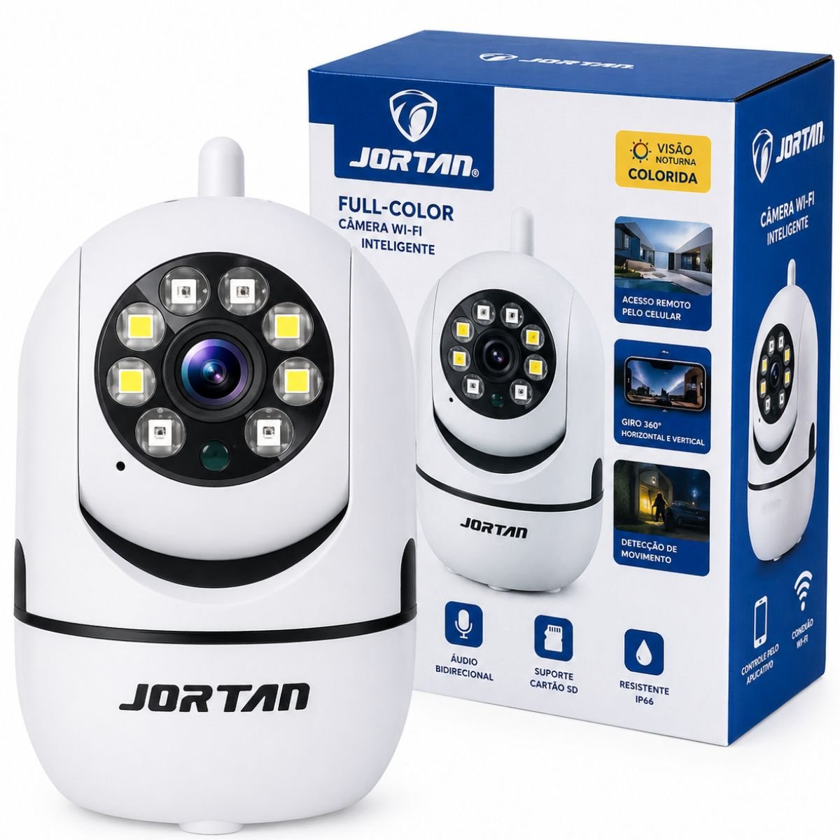 Camera Robo Interna Externa Wife 1080p Baba Eletronica Visao Noturna Segurança Casa Filho Empresa