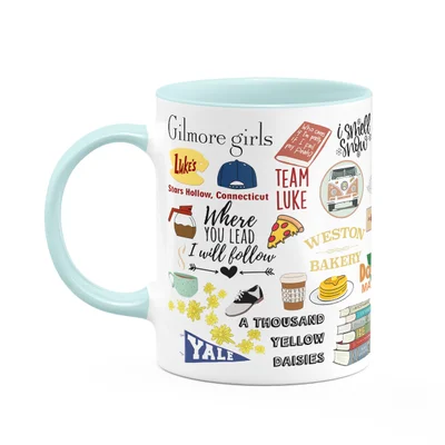 Caneca Geek Icons Moments - Gilmore Gilrs - Baby Blue