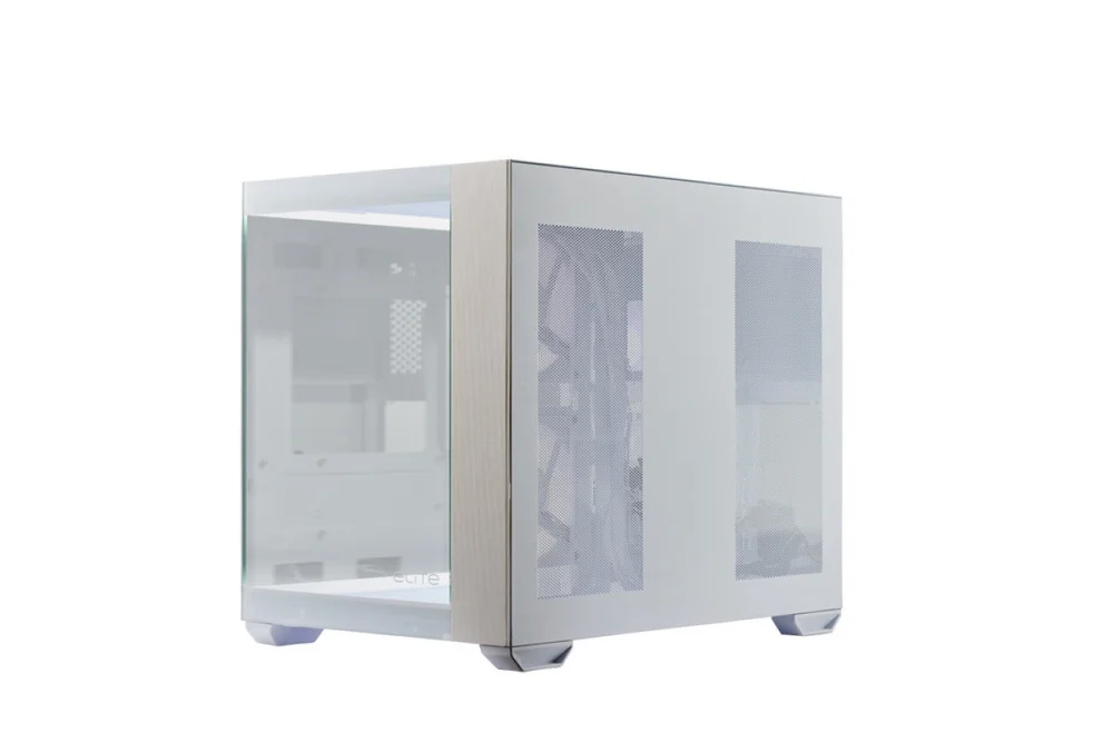 Imagem 4 de 5 do produto Gabinete Cooler Master Elite 481 Wood Branco Vidro Panoramico 3 Fans ARGB  E481-whnn-s00