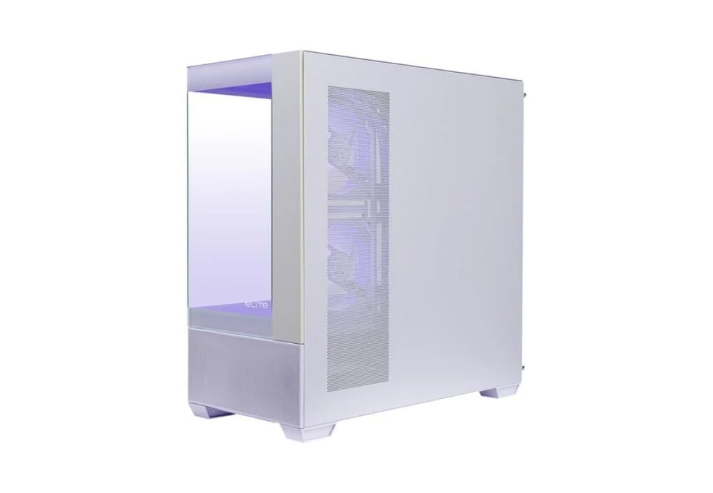 Imagem 4 de 5 do produto Gabinete Gamer Cooler Master Elite 690 Wood, Vidro Temperado, Mid Tower, Atx, Com 3 Fans, Branco, E690-whnn-s00