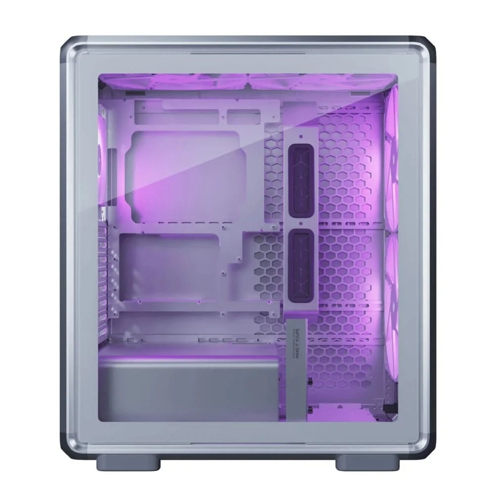 Imagem 2 de 3 do produto Gabinete Cooler Master Masterframe 500 Mesh-aRGB Silver  Mf500m-shnn-s01
