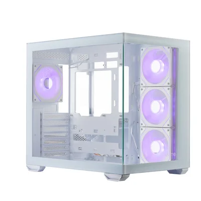 Gabinete Cooler Master Elite 681 Branco Vidro Panoramico 4 Fans ARGB  E681-whnn-s00
