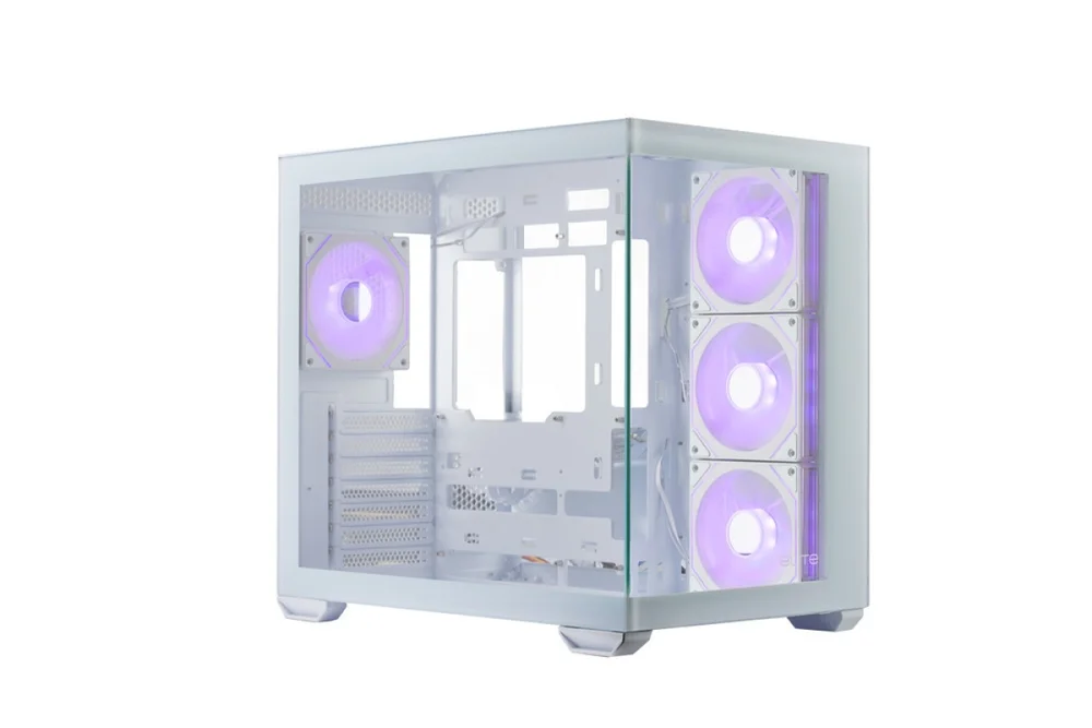 Gabinete Cooler Master Elite 681 Branco Vidro Panoramico 4 Fans ARGB E681-whnn-s00