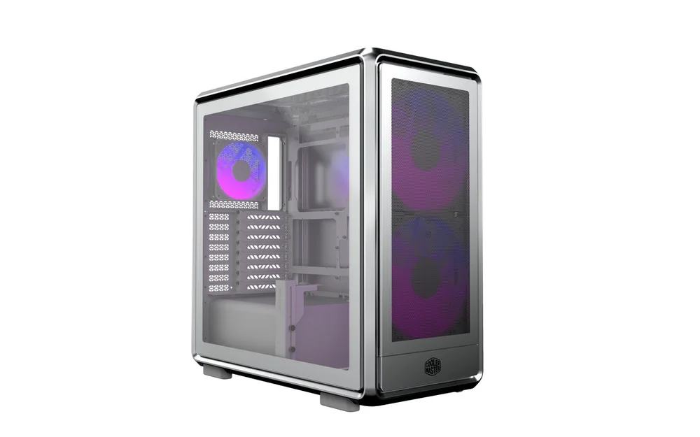 Gabinete Cooler Master Masterframe 600 Mesh Prata 3 Fans ARGB  Mf600m-sgnn-s01