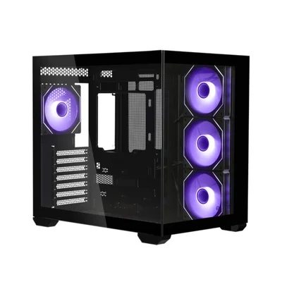 Gabinete Cooler Master Elite 681 Preto Vidro Panoramico 4 Fans ARGB E681-khnn-s00