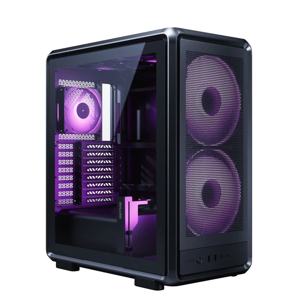 Gabinete Cooler Master Masterframe 500 Mesh-aRGB Black Mf500m-khnn-s01