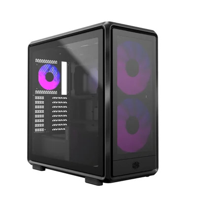 Gabinete Cooler Master Masterframe 600 Mesh Preto 3 Fans ARGB  Mf600m-kgnn-s01
