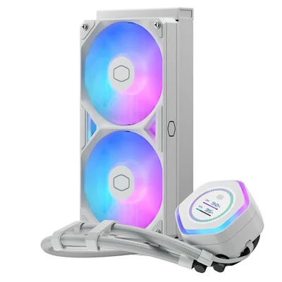 Water Cooler Masterliquid Atmos Ii Lcd 240 ARGB Branco Mlx-d24m-a25sz-lw