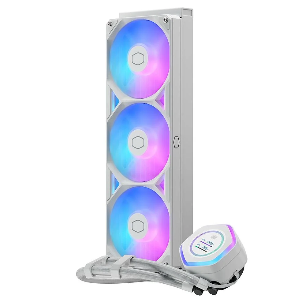 Water Cooler Masterliquid 360 Atmos Ii Lcd Branco 3 Fans ARGB  Mlx-d36m-a25sz-lw 5