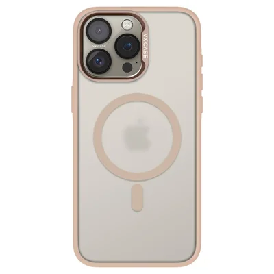 Capa Magsafe Para Iphone 16 Pro Max Rosé Gold Com Fundo Fosco - Titanium - Rosa