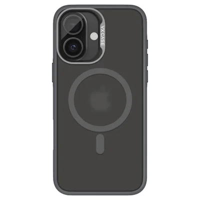 Capa Magsafe Para Iphone 16 Graffiti Com Fundo Fosco - Titanium - Grisalho