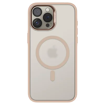 Capa Magsafe Para Iphone 16 Pro Rosé Gold Com Fundo Fosco - Titanium - Rosa