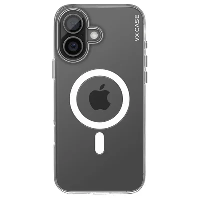 Capa Magsafe Para Iphone 16 Transparente - Silicone Rígida