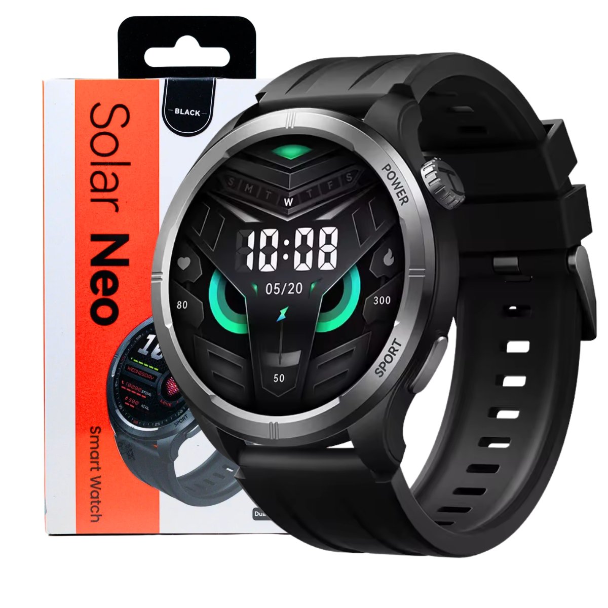 Haylou Solar Neo Smartwatch Relogio Compatível Com Strava Esportivo Gps Corrida Ciclismo Academia