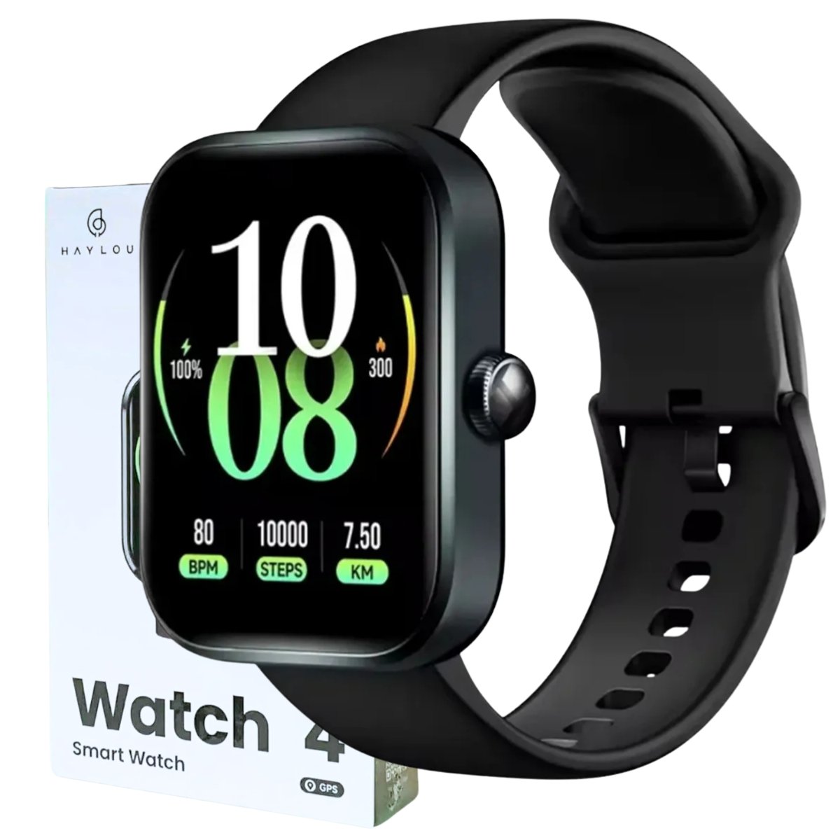 Relógio Smartwatch Haylou Watch 4 Gps Integrado Compativel Strava Academia Ciclismo Caminhada