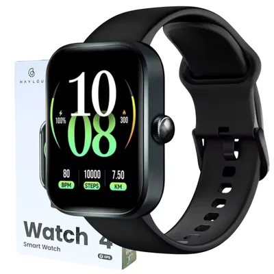 Relógio Smartwatch Haylou Watch 4 Gps Integrado Compativel Strava Academia Ciclismo Caminhada