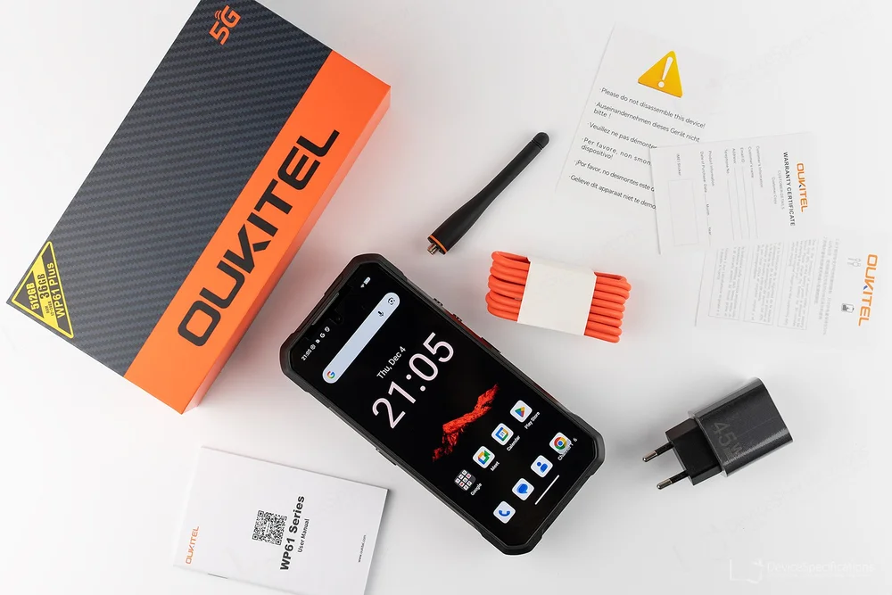 Imagem 2 de 5 do produto Smartphone Oukitel Wp61 Plus 5g Nfc 36gb Ram 512gb Super Bateria De 20000mah preto