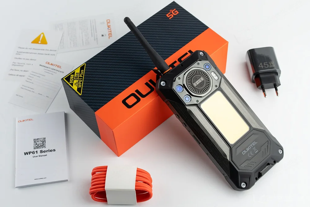 Imagem 5 de 5 do produto Smartphone Oukitel Wp61 Plus 5g Nfc 36gb Ram 512gb Super Bateria De 20000mah preto