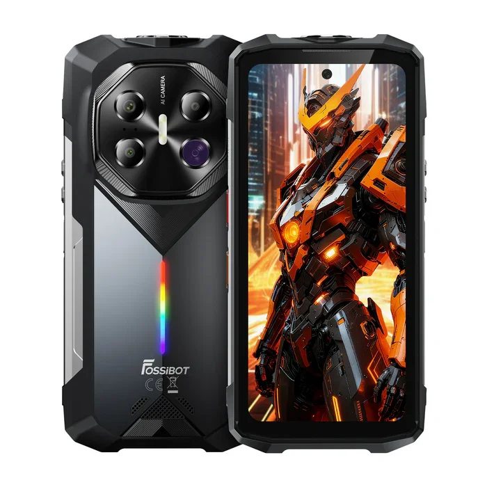 Imagem 4 de 5 do produto Smartphone Fossibot F113 5g 36gb Ram 256gb Super Bateria De 20000mah preto