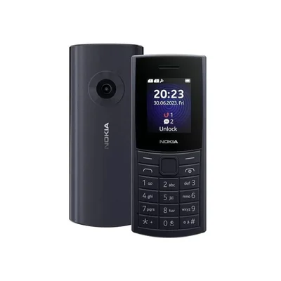 Celular Para Idosos Nokia 110 4g Dois Chips Radio Fm Bluetooth Lanterna preto