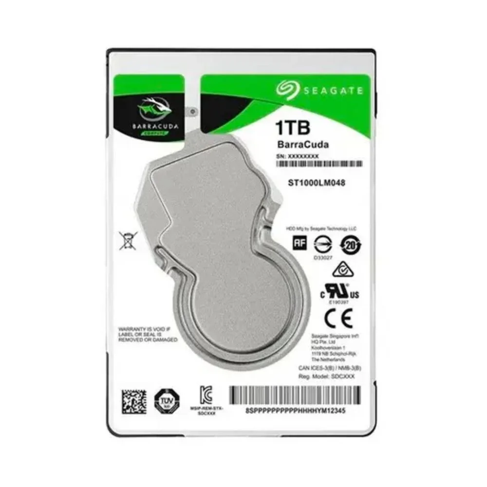 Imagem 2 de 3 do produto Hd Para Notebook Seagate 1TB Barracuda 2,5 St1000lm048