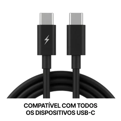 Cabo Para Carregador Tipo C Preto Para Samsung A23