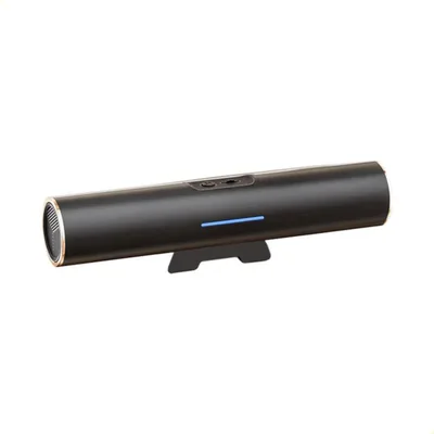 Caixa De Som Bluetooth E Usb/tipo C - Soundbar Tubo - Gamer, Jogos, PC, Escritório - Alto Falantes Embutidos - Design Moderno